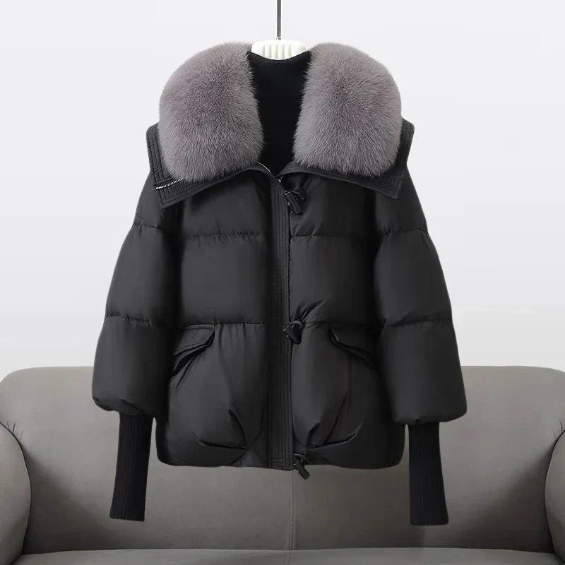 Women's Glam Puffer Jacket | Lightweight Quilted Outerwear with a Fashion-Forward Edge