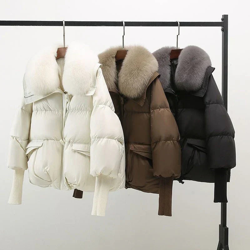 Women's Glam Puffer Jacket | Lightweight Quilted Outerwear with a Fashion-Forward Edge