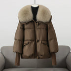 Women's Glam Puffer Jacket | Lightweight Quilted Outerwear with a Fashion-Forward Edge
