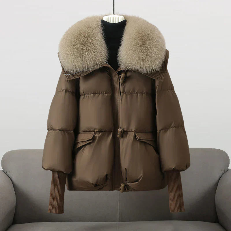 Women's Glam Puffer Jacket | Lightweight Quilted Outerwear with a Fashion-Forward Edge