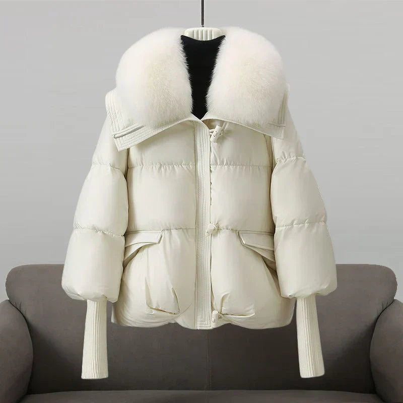 Women's Glam Puffer Jacket | Lightweight Quilted Outerwear with a Fashion-Forward Edge