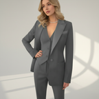 Women's Three Piece Suit Set – Blazer, Vest & Pants Elegant Outfit