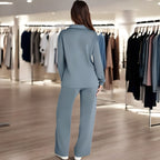Women's 2-Piece Long Sleeve Matching Set | Coordinated Top & Pants Outfit