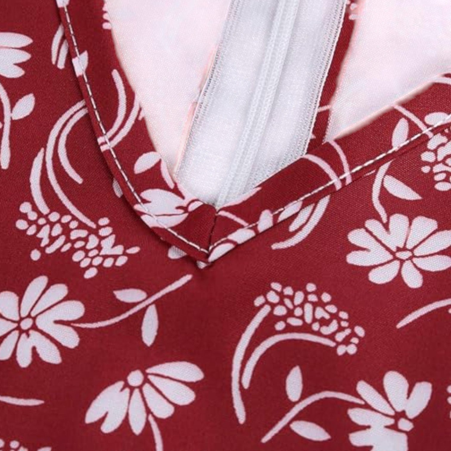 Women's Elegant Summer Dress with Deep V-Neck