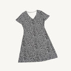 Women's Elegant Summer Dress with Deep V-Neck