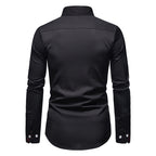 Men's Wrinkle-Free Dress Shirt | Slim Fit Non-Iron Button-Down in Classic Colors