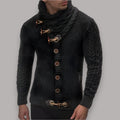 Men's Classic Crewneck Sweater | Timeless Textured Knitwear with Unique Design Detail