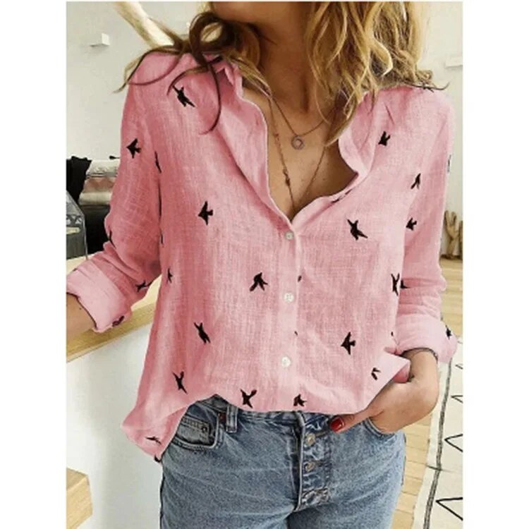 Women's Fine Floral Blouse