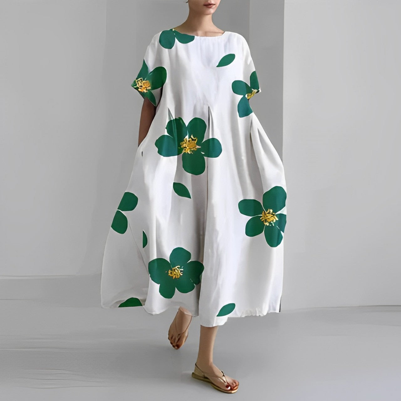 Women's Lightweight Floral Summer Dress