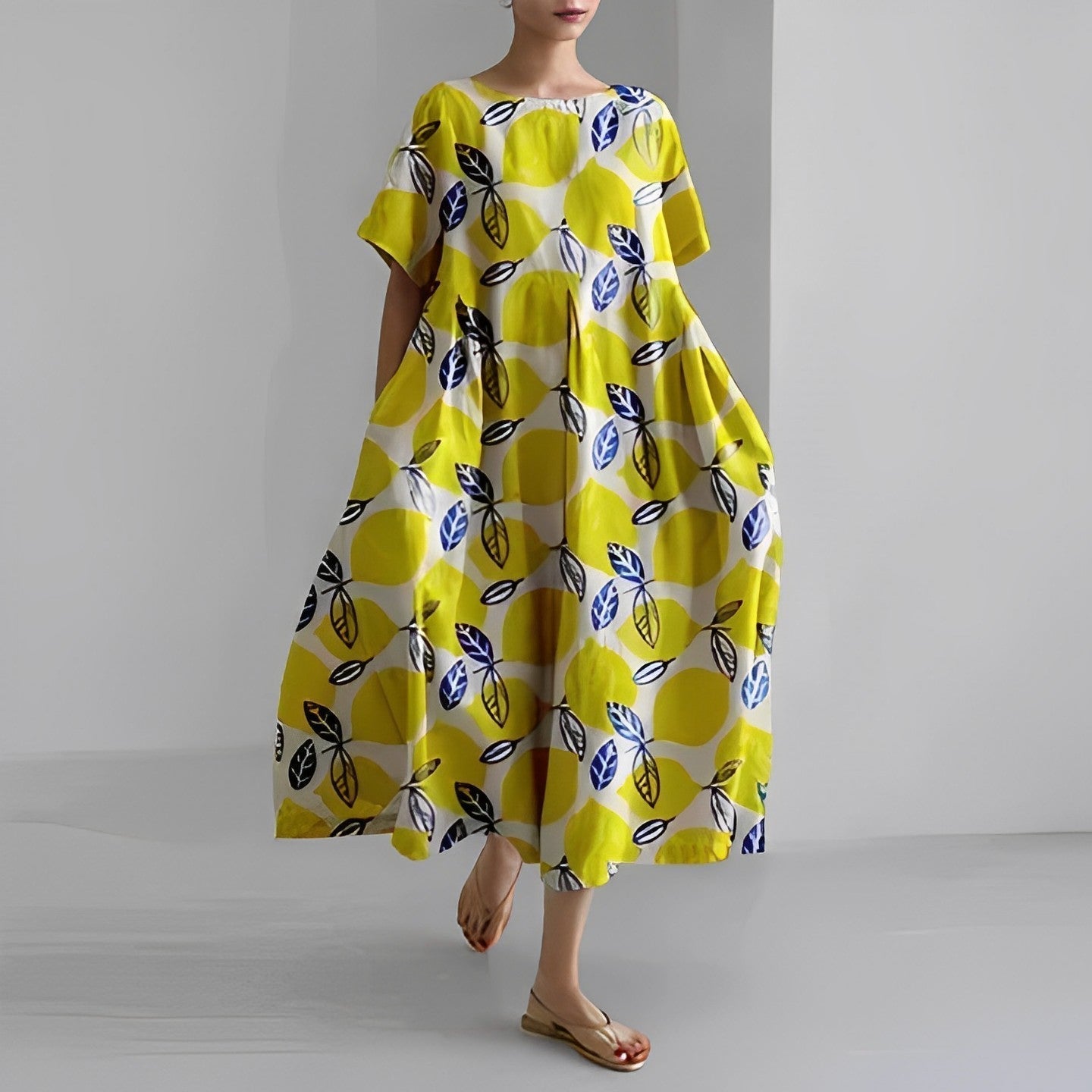 Women's Lightweight Floral Summer Dress
