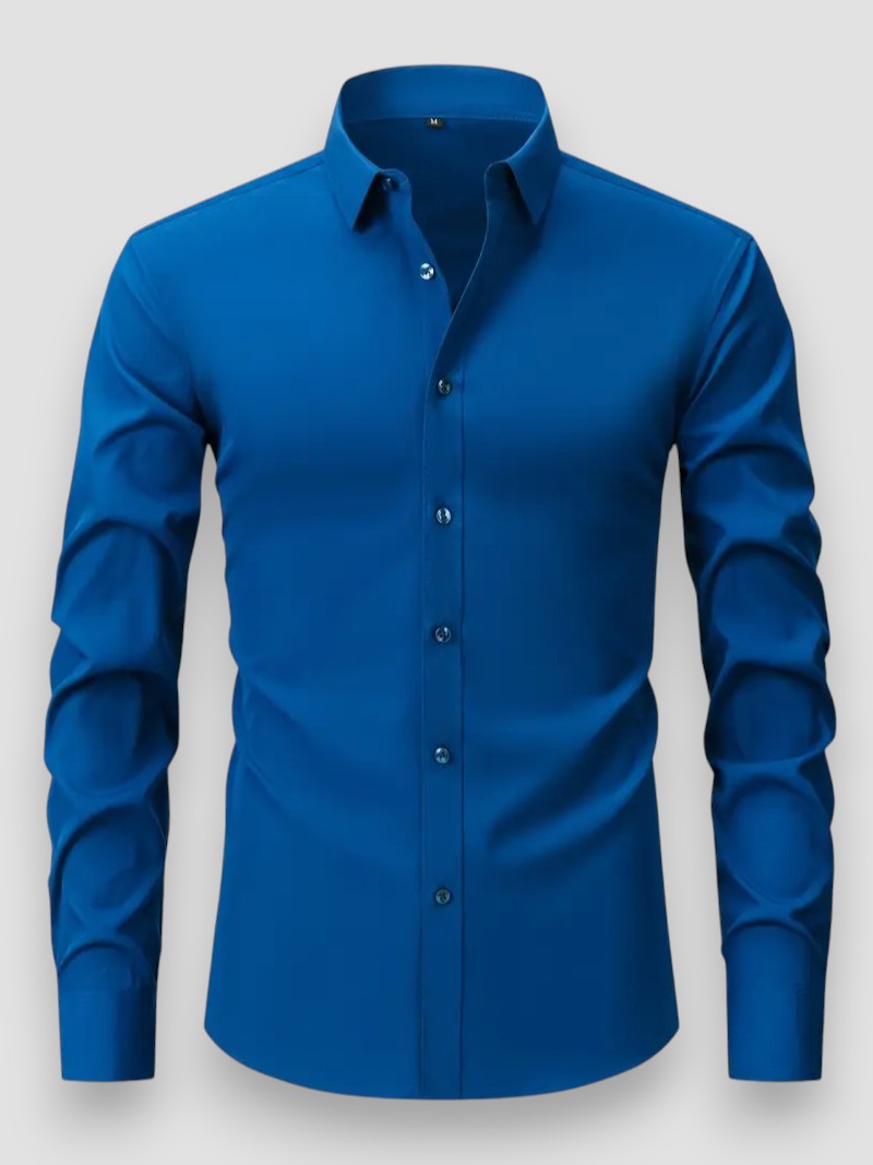 Men's Slim-Fit Long-Sleeve Shirt
