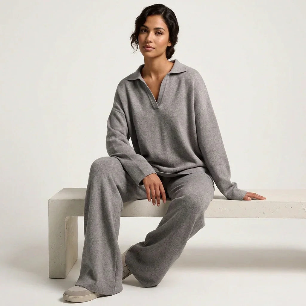Women's Cashmere Lounge Set – Soft Luxury Two Piece Clairmont