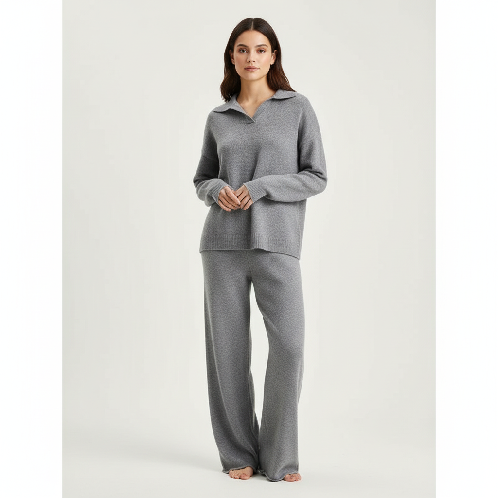 Women's Cashmere Lounge Set – Soft Luxury Two Piece Clairmont