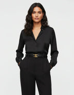 Minimalist Women's Belt with Gold Buckle – Elegant Slim Waist Belt