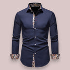 Men's Wrinkle-Free Dress Shirt | Slim Fit Non-Iron Button-Down in Classic Colors