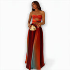 Women's Strapless Maxi Dress