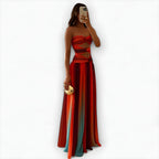 Women's Strapless Maxi Dress