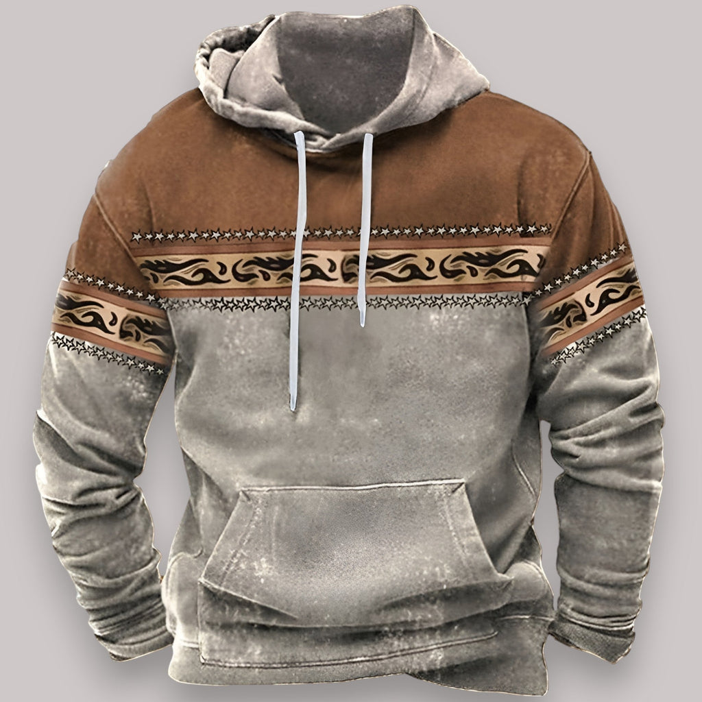 Men's Clean Minimalist Hoodie | Timeless Everyday Pullover Sweatshirt