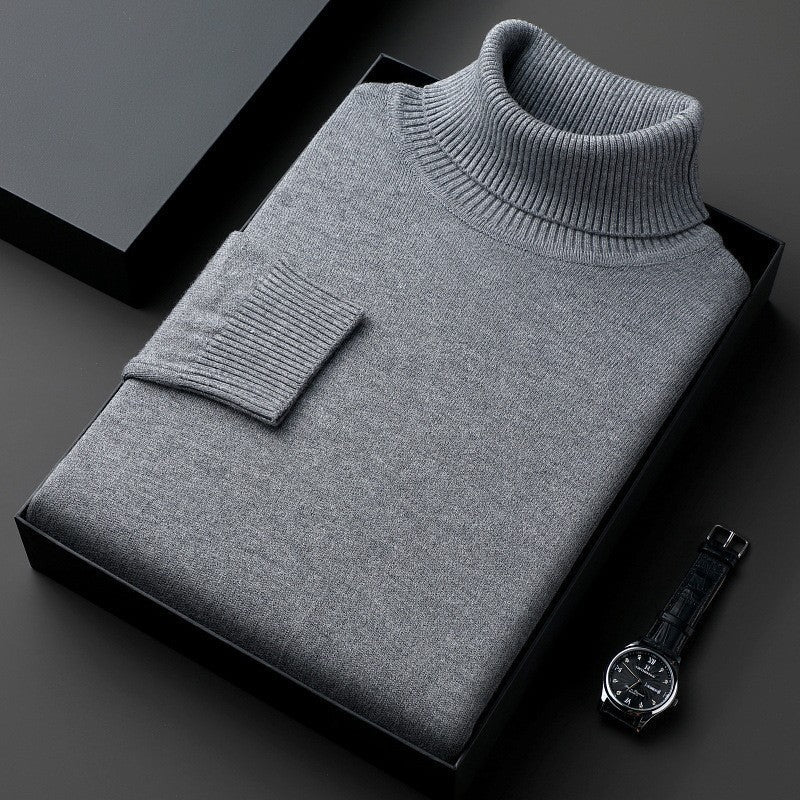 Men's Luxury Cashmere Turtleneck Sweater | Premium Soft Knit Pullover in Multiple Colors