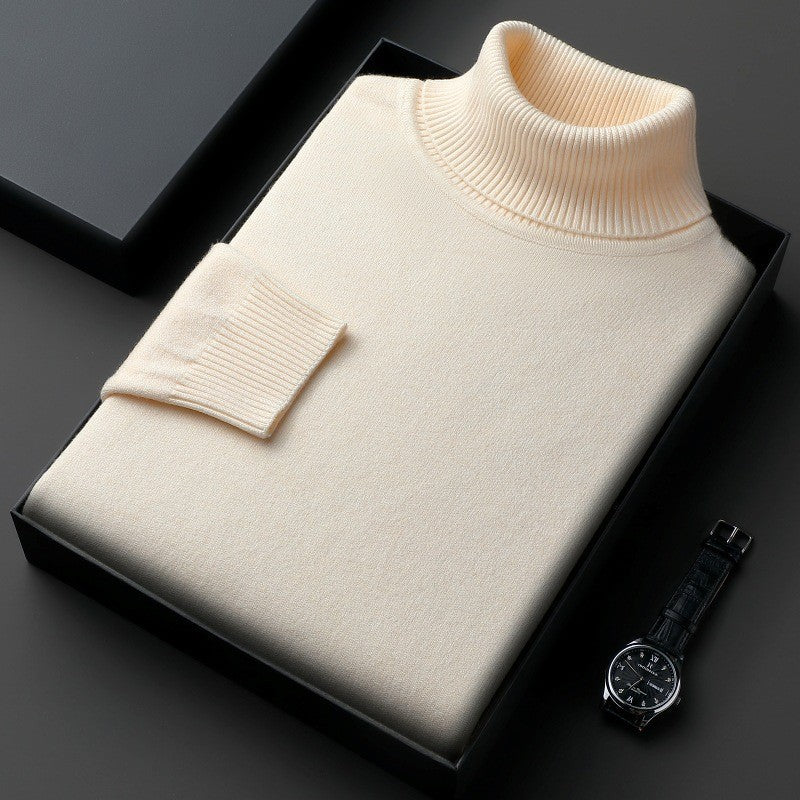 Men's Luxury Cashmere Turtleneck Sweater | Premium Soft Knit Pullover in Multiple Colors