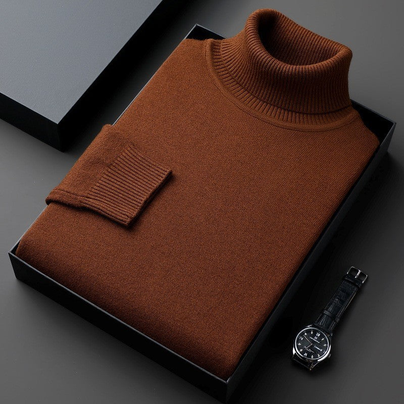 Men's Luxury Cashmere Turtleneck Sweater | Premium Soft Knit Pullover in Multiple Colors