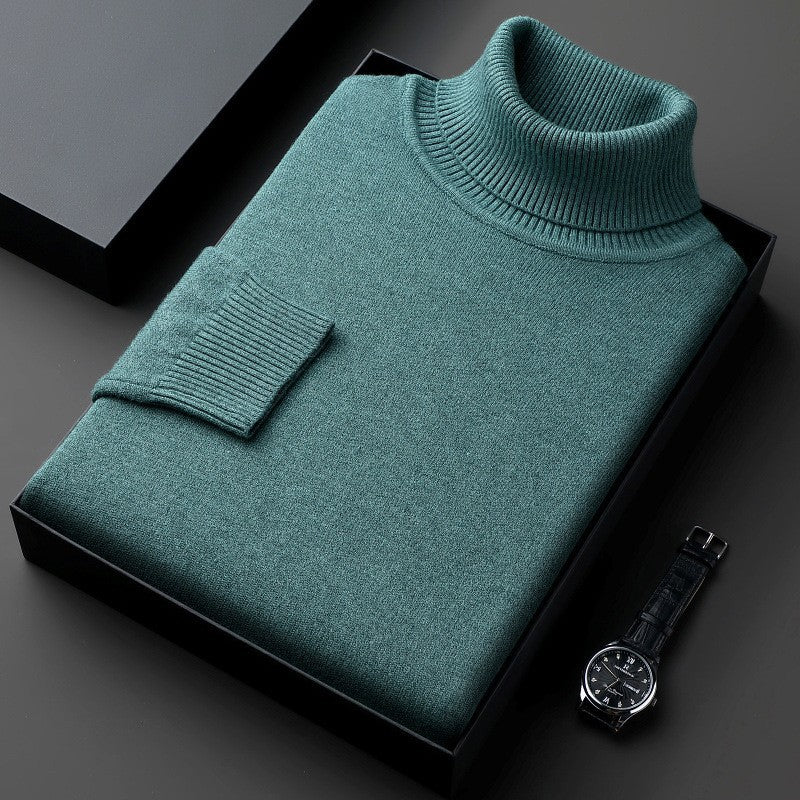 Men's Luxury Cashmere Turtleneck Sweater | Premium Soft Knit Pullover in Multiple Colors