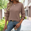Women's Soft Knit Sweater – Khaki