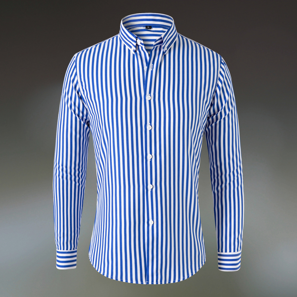 Men's Classic Striped Shirt – Blue