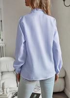 Women's Elegant Floral Print Blouse