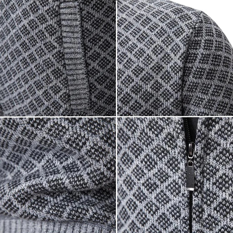 Men's Stylish Knit Cardigan | Classic Button-Front Sweater for Smart Casual Style