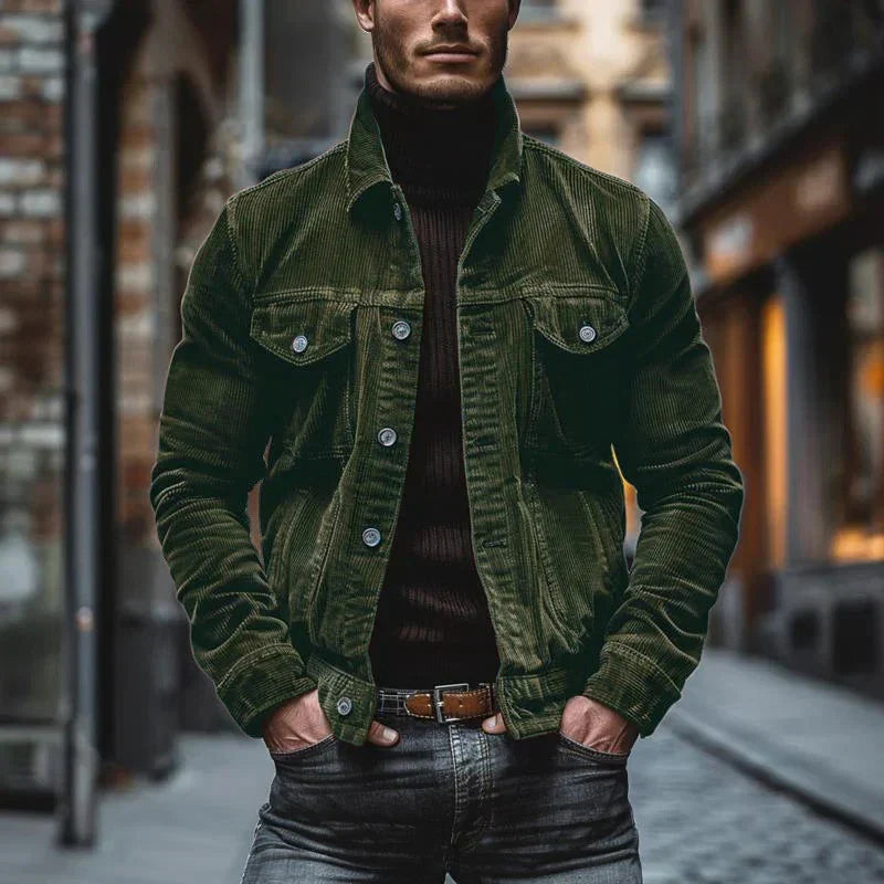 Men's Retro Corduroy Jacket