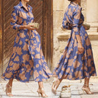 Women's Classic Shirt Dress with Timeless Elegance