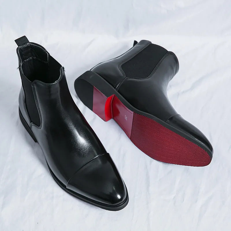 Men's Luxury Leather Chelsea Boots