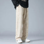 Men's Corduroy Jogger Pants | Comfortable Casual Sweatpants with Textured Finish