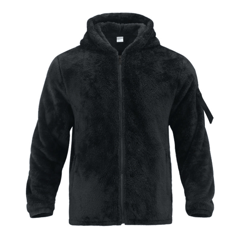Men's Fleece Jacket | Casual Comfort Zip-Up Outdoor Jacket