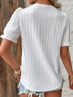 Women's Charming Blouse with Elegant Details