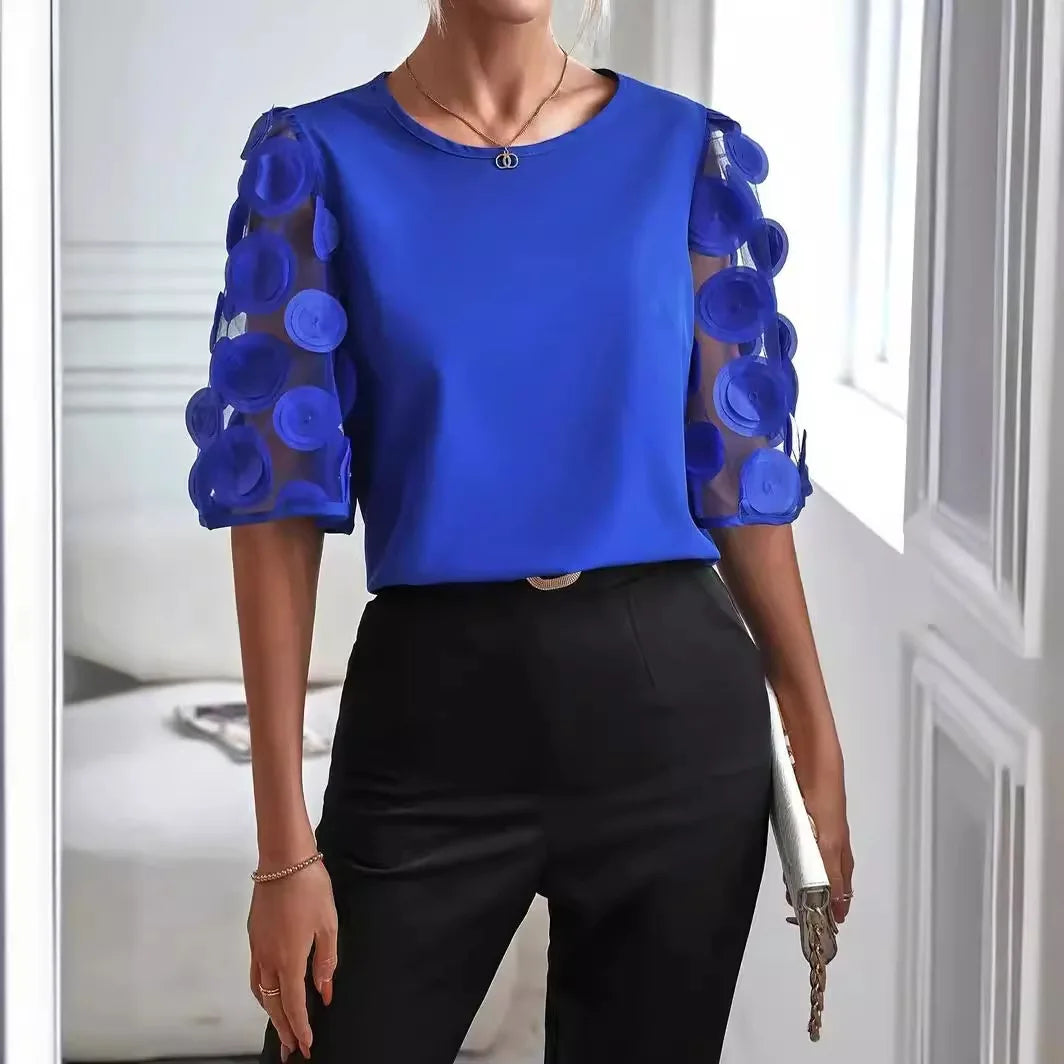 Women's Elegant Blouse with Sleeves