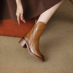 Women's Leather Shoes with Cushioned Insole | Comfortable Everyday Flats