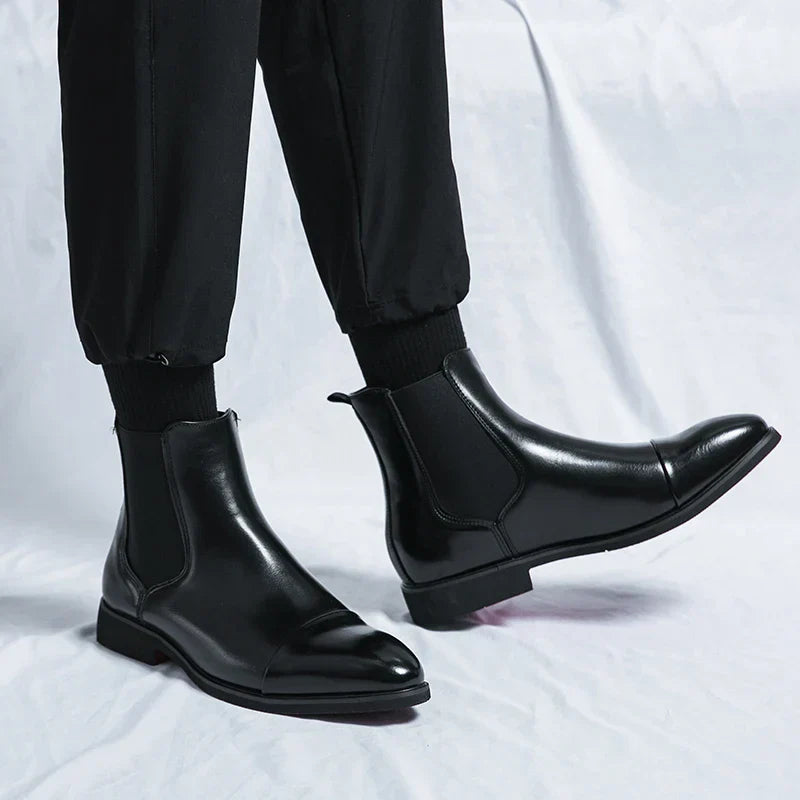 Men's Luxury Leather Chelsea Boots
