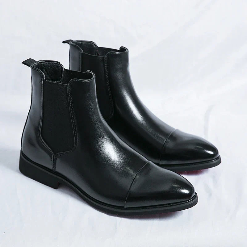 Men's Luxury Leather Chelsea Boots