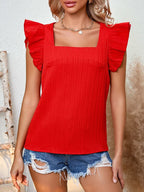 Women's Elegant Blouse with Lace Details