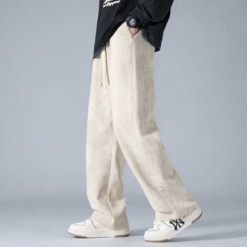 Men's Corduroy Jogger Pants | Comfortable Casual Sweatpants with Textured Finish
