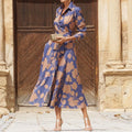 Women's Classic Shirt Dress with Timeless Elegance