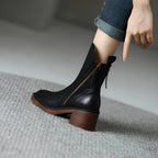 Women's Leather Shoes with Cushioned Insole | Comfortable Everyday Flats