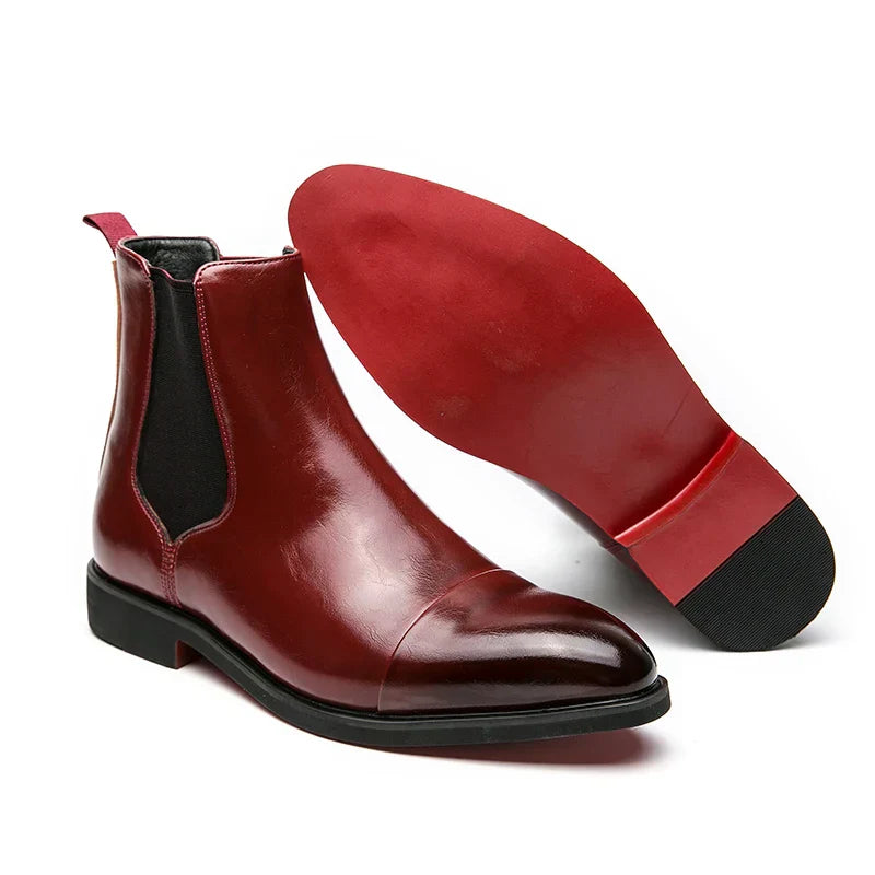 Men's Luxury Leather Chelsea Boots