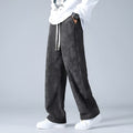 Men's Corduroy Jogger Pants | Comfortable Casual Sweatpants with Textured Finish