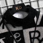 Men's Striped Knit Sweater | Classic Crewneck Knitwear with Bold Color Block Design
