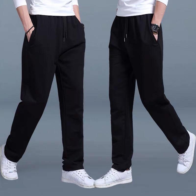 Men's Elastic Waist Comfort Pants | Breathable Lightweight Trousers for Everyday Wear