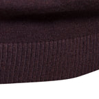 Men's Turtleneck Slim Fit Sweater | Soft Knit Pullover in Multiple Colors