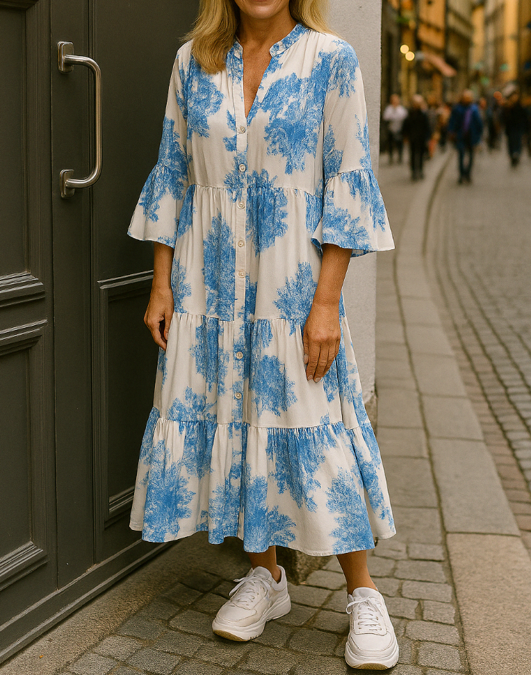 Women's Elegant V-Neck Dress